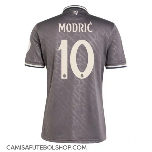 Camisa de time de futebol Real Madrid Luka Modric #10 Replicas 3º Equipamento 2024-25 Manga Curta